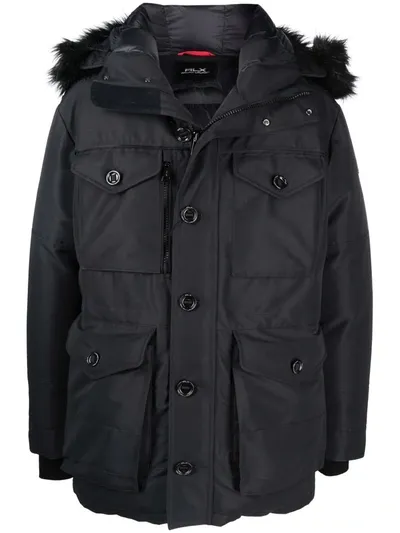 Lauren Ralph Lauren Alistar Padded Coat In Black