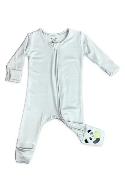 Bellabu Bear Babies'  Kids' Cloud Convertible Footie Pajamas In Cloud Grey