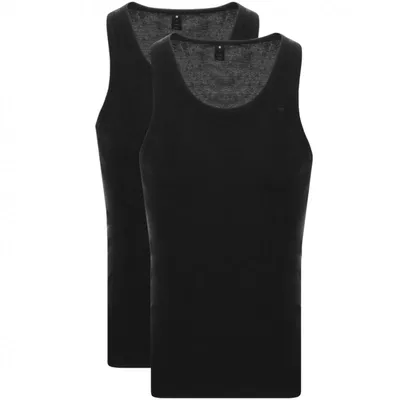 G-star G Star Raw 2 Pack Vest T Shirt Black