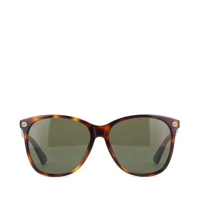 Gucci Gg0024s Havana Female Sunglasses In Multi