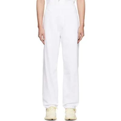 Neil Barrett White Thunderbolt Lounge Pants In 03 White