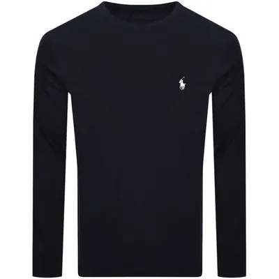 Ralph Lauren Long Sleeved T Shirt Navy