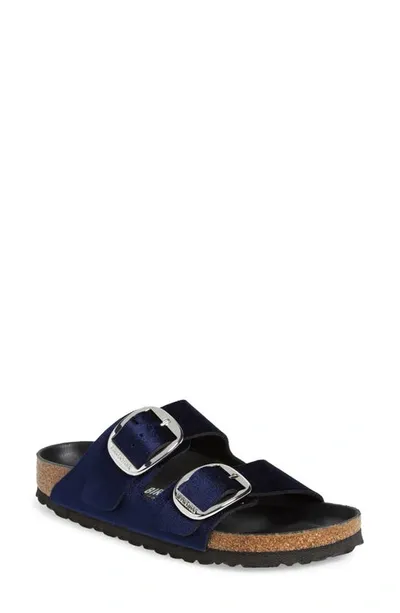 Birkenstock Arizona Big Buckle Slide Sandal In Blue