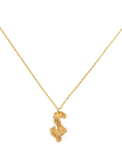 Loveness Lee S Alphabet Pendant Necklace In Gold