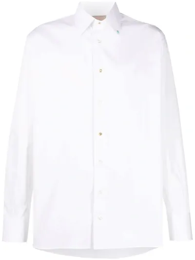 Federico Curradi Jewel-embellished Cotton Shirt In White