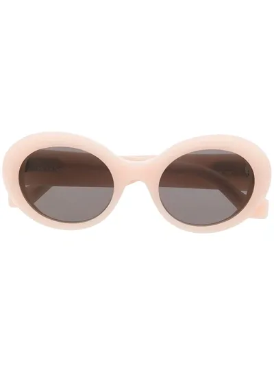 Tol Eyewear Pink Double-round Sunglasses