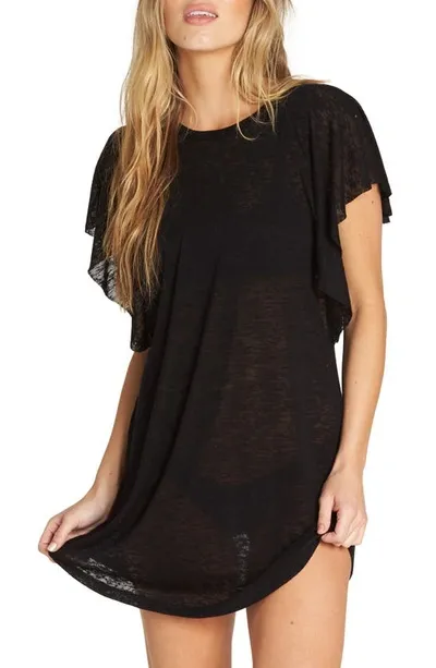 Billabong Out For Waves Cover-up Tunic In Bpb-black Pebble