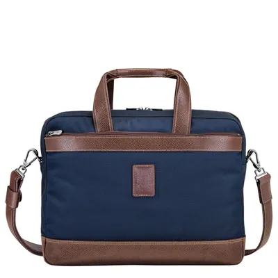 Longchamp Briefcase L Boxford In Blue