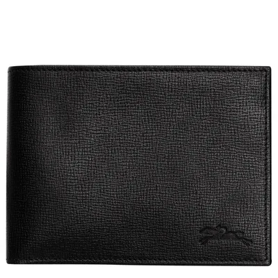 Longchamp Wallet Baxi In Black