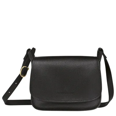 Longchamp Sac Bandoulière M Le Foulonné In Black