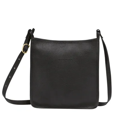 Longchamp Sac Bandoulière M Le Foulonné In Black