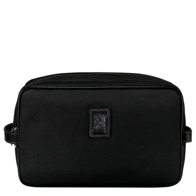 Longchamp Toiletry Case Boxford In Black