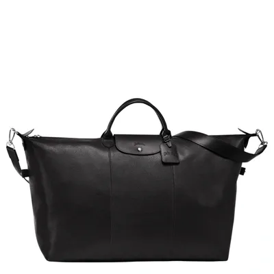 Longchamp Sac De Voyage S Le Foulonné In Black