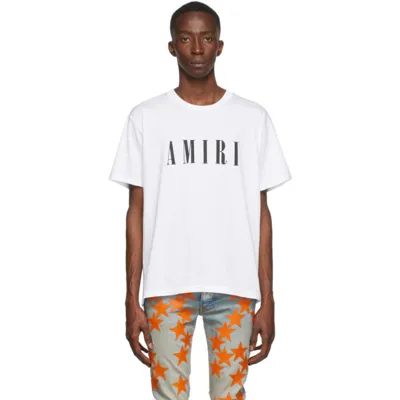 Amiri Logo-print T-shirt In White