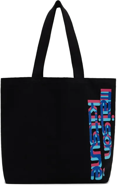 Maison Kitsuné Black Muirmcneil Edition Classic Tote In P199 Black