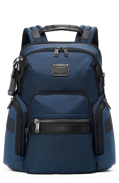 Tumi Alpha Bravo Navigation Backpack In Navy