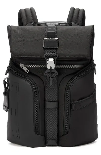 Tumi Alpha Bravo London Roll-top Backpack In Black