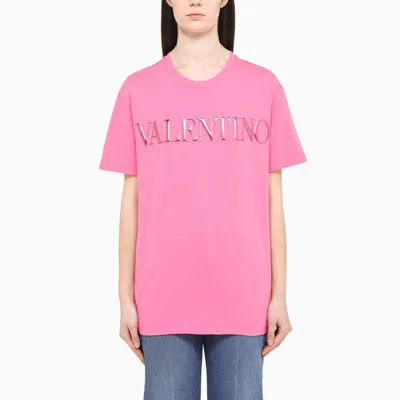 Valentino Logo-print Pink T-shirt