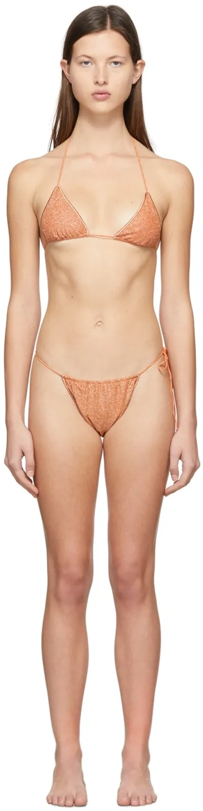 Oseree Oséree Women's Orange Polyamide Bikini