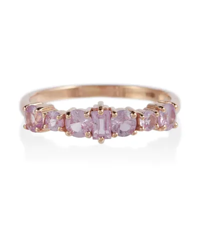 Ileana Makri Rivulet 18kt Rose Gold Ring With Sapphires