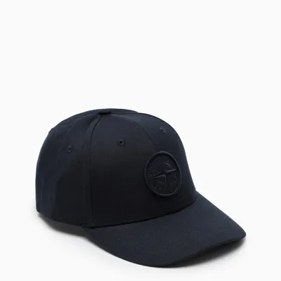 Stone Island Navy Blue Baseball Cap