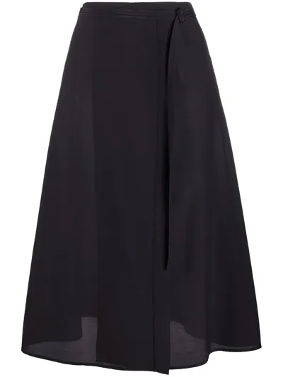 Joseph Belted Midi Dress In Black