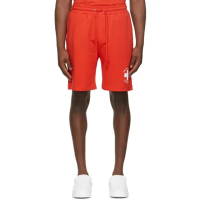 Helmut Lang Red Lifeguard Shorts