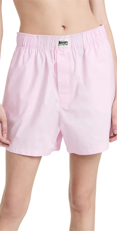 Natasha Zinko Elasticated-waist Boxer Shorts In Pink