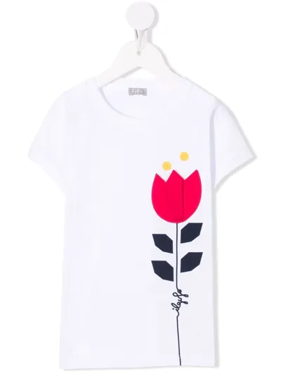 Il Gufo Kids T-shirt For Girls In Bianco