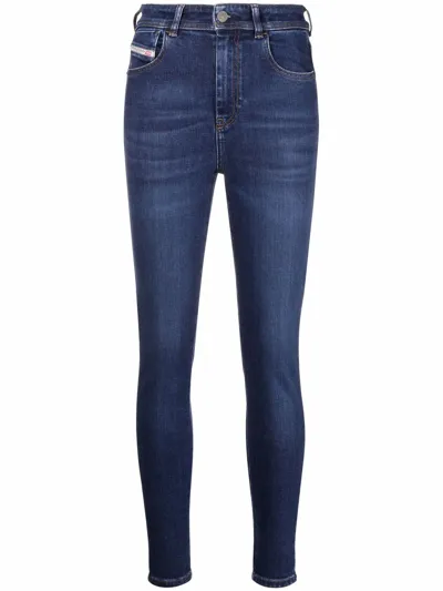 Diesel 1984 Slandy-high Skinny Jeans In Blue