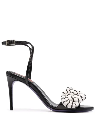 Missoni Braid-strap Sandals In Black