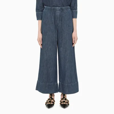 Valentino Blue Palazzo Trousers