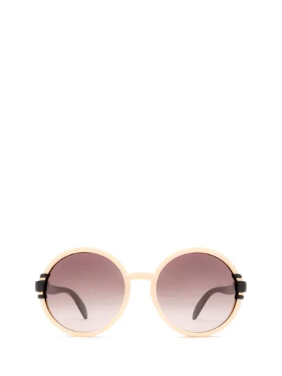 Gucci Eyewear Round Frame Sunglasses In Multi