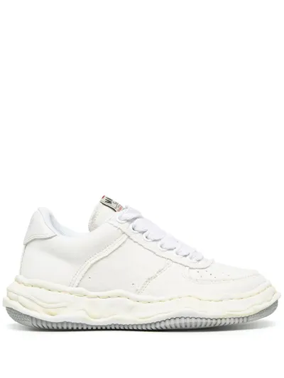 Miharayasuhiro Maison Mihara Yasuhiro Wayne Leather Low Top Sneakers In White