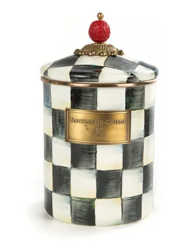 Mackenzie-childs Courtly Check Medium Canister