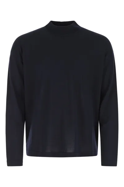 Jil Sander Alpaca And Wool Sweater In Night