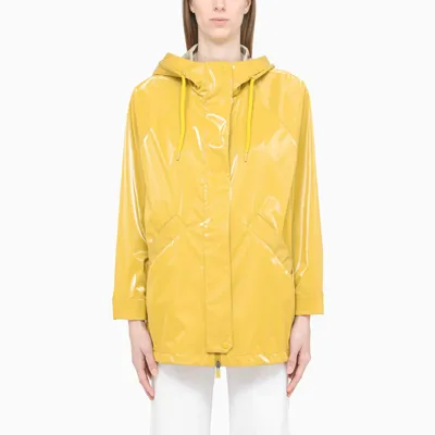 Herno Yellow Shiny Rain Jacket