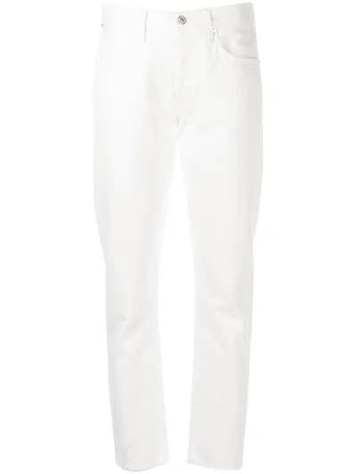 Citizens Of Humanity Emerson Slim-fit Boyfriend Jeans In White