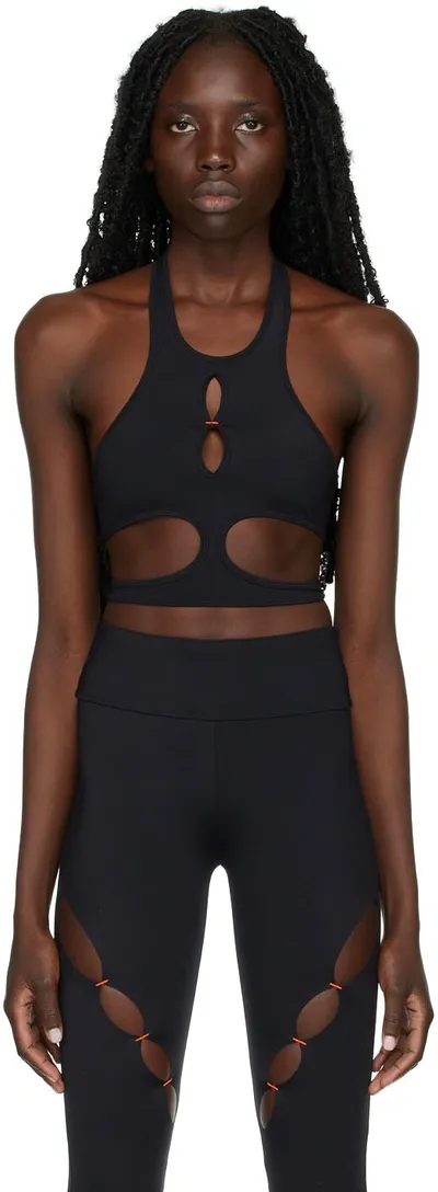 Rui Ssense Exclusive Black Cut-out Sport Bra