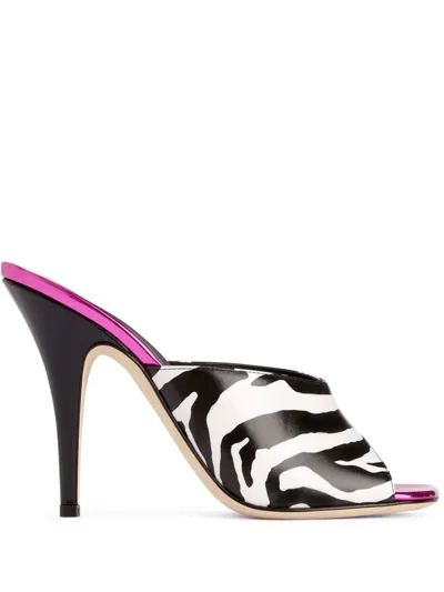 Giuseppe Zanotti Earthshine Zebra-detail Sandals In White