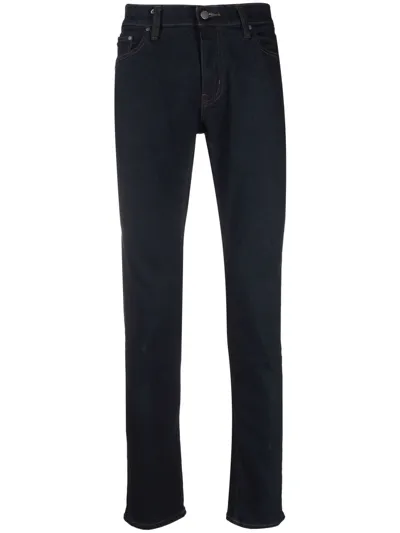 Michael Kors Slim-cut Straight-leg Jeans In Blue