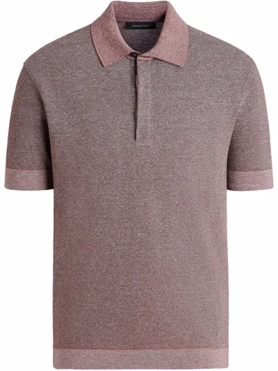 Ermenegildo Zegna Piqué Polo Top