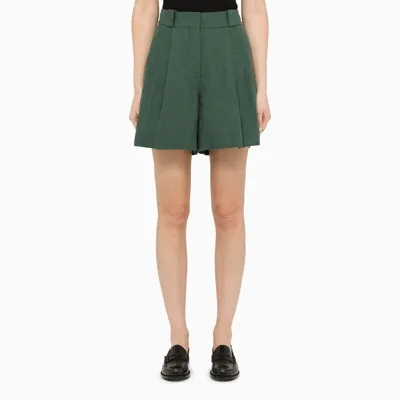 Blazé Milano Bottle Green Linen Mid-day Sun Shorts Nd Blaze Donna 1