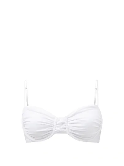 Jade Swim Mia Underwired Bikini Top In White