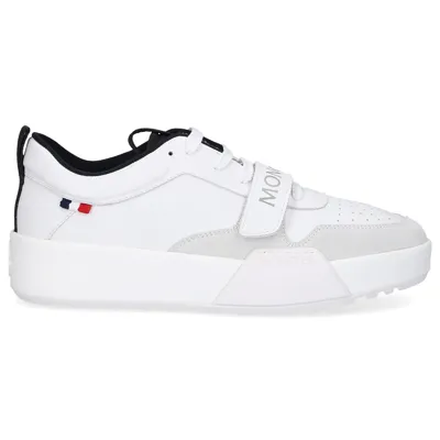 Moncler Low-top Sneakers H109a Calfskin In White