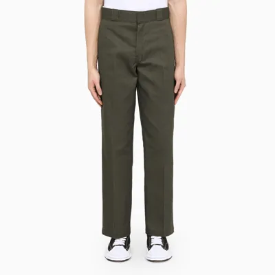 Dickies 874 Olive Green Straight-leg Trousers In Blue