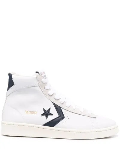 Converse Logo-print High-top Sneakers In White