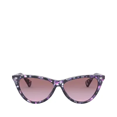 Ralph Ra5271 Shiny Spotted Violet Havana Female Sunglasses