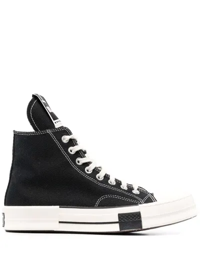 Rick Owens Drkshdw Black Converse Edition Turbodrk Chuck 70 Hi Sneakers