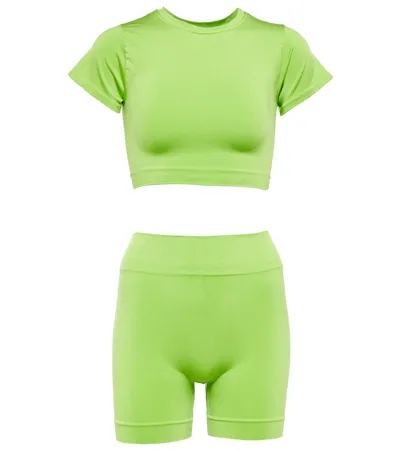 Prism T-shirt And Shorts Set In Green